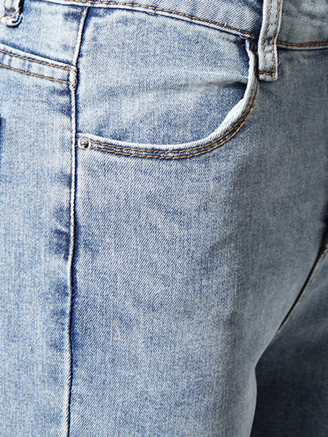 Button Bootcut Jeans