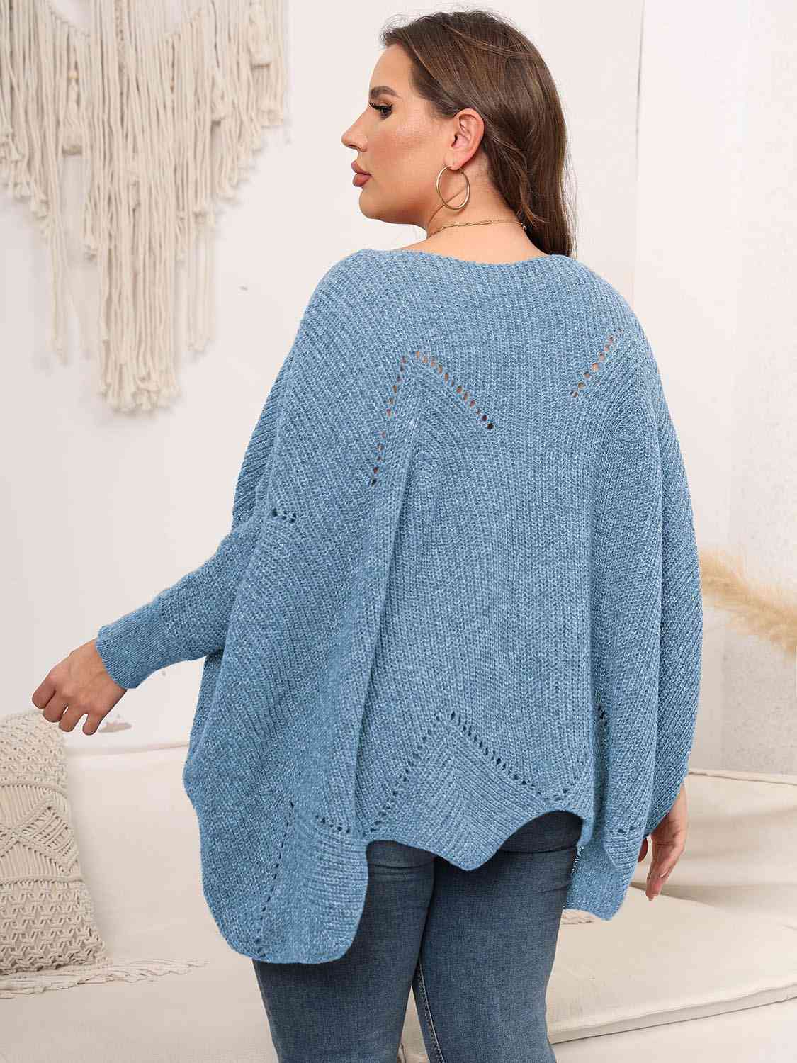 Plus Size Flare Sweater