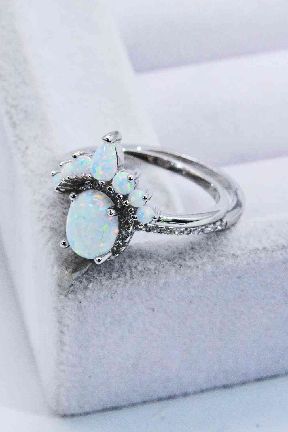 Sterling Silver Opal Ring