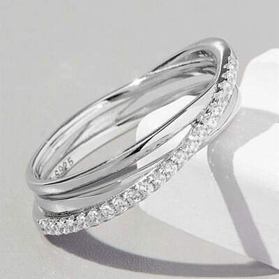 Overlay Sterling Silver Ring