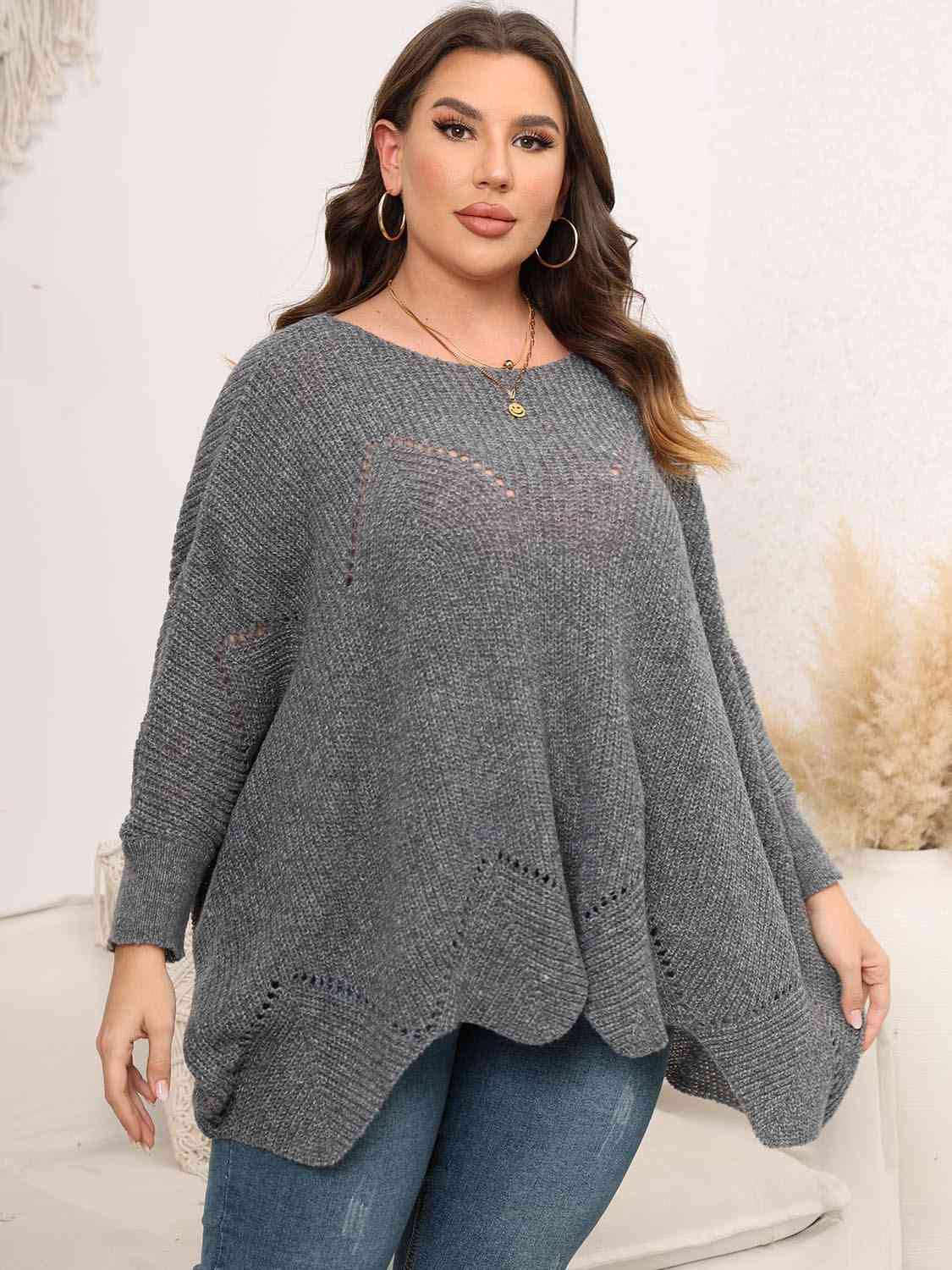 Plus Size Flare Sweater