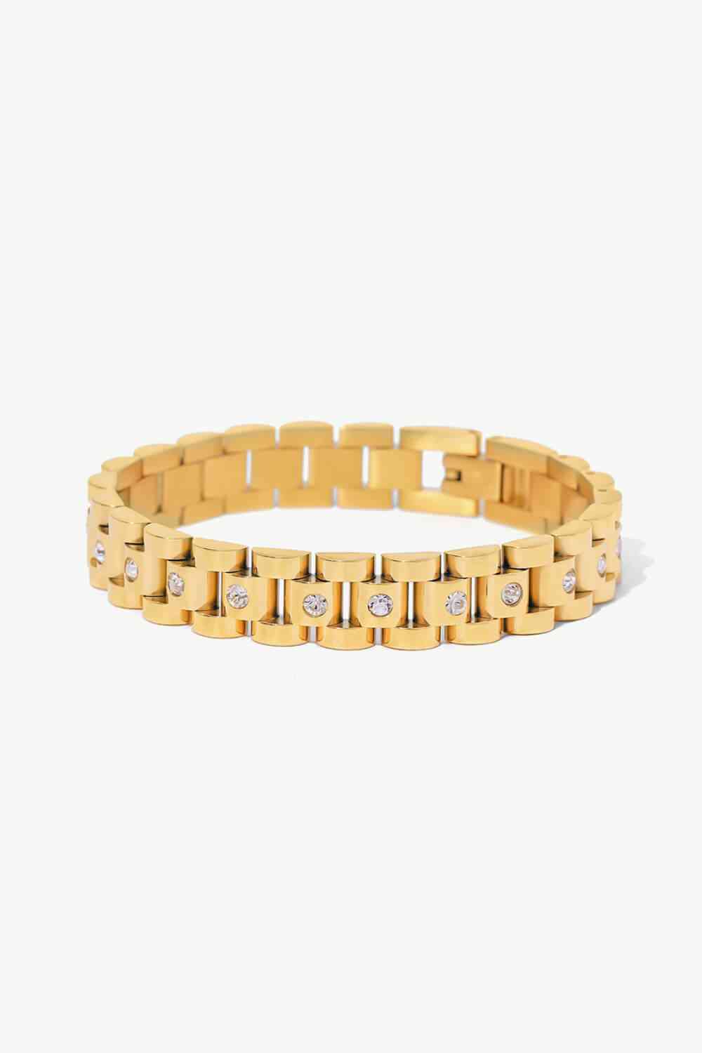 Watch Band 18K Gold-Plated Bracelet