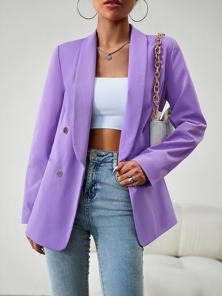 Long Sleeve Buttoned Jacket